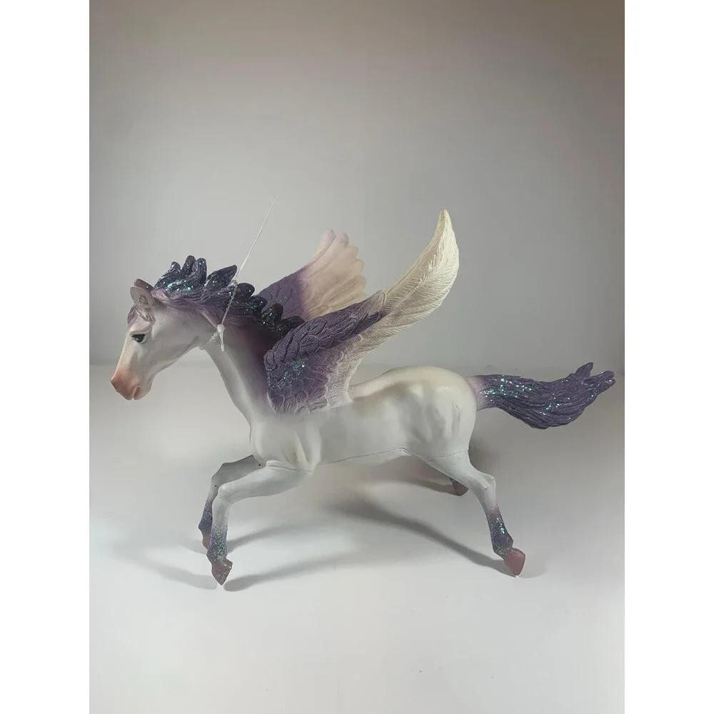 Schleich Bayala Star Pegasus Mare Winged Horse Purple Glitter Figure